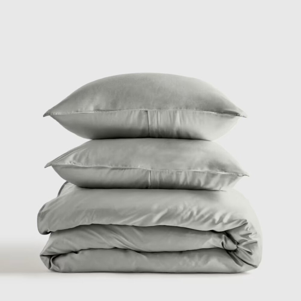 NWT Quince Bamboo Duvet Cover Set - Eucalyptus